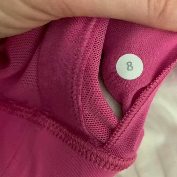 Hot pink Lululemon sports bra size 8 - Picture 6 of 7